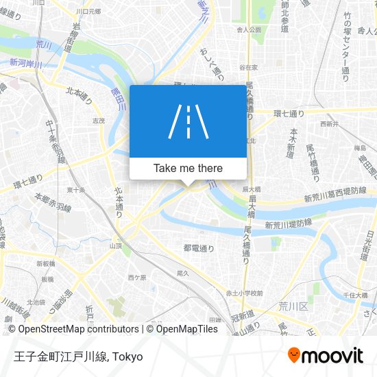 王子金町江戸川線 map