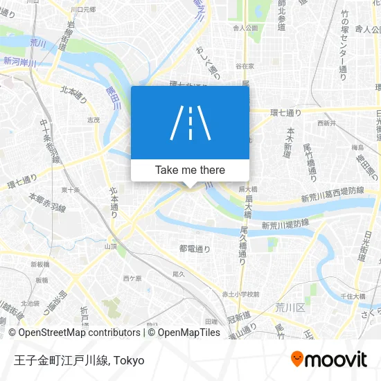 王子金町江戸川線 map