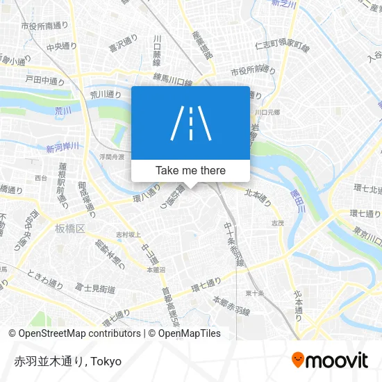 赤羽並木通り map