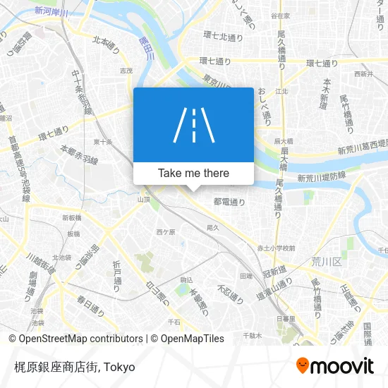 梶原銀座商店街 map