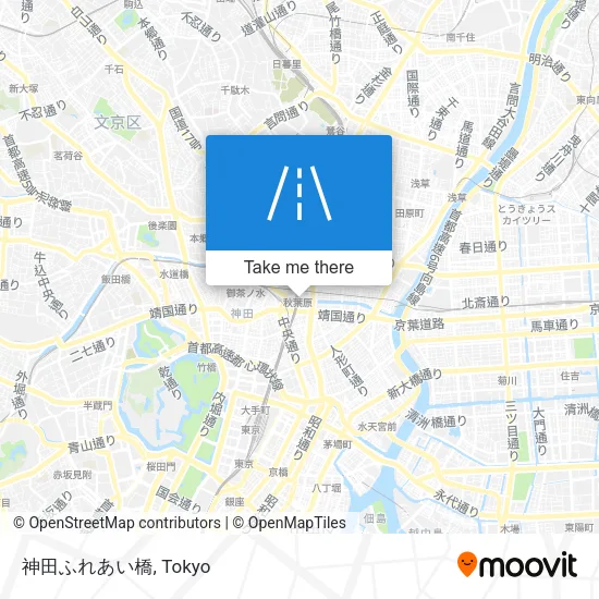 神田ふれあい橋 map