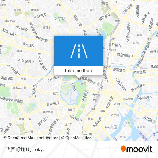 代官町通り map