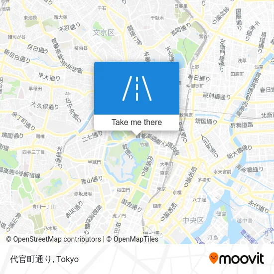 代官町通り map
