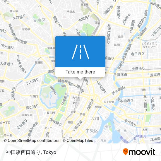 神田駅西口通り map