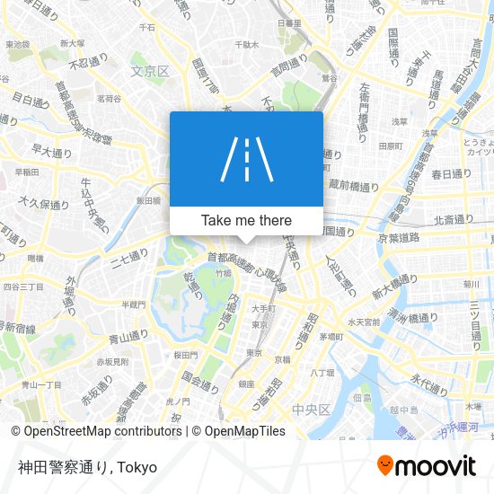 神田警察通り map