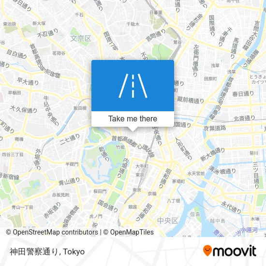 神田警察通り map