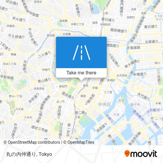 丸の内仲通り map