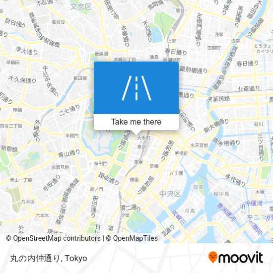 丸の内仲通り map