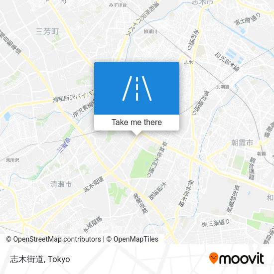 志木街道 map