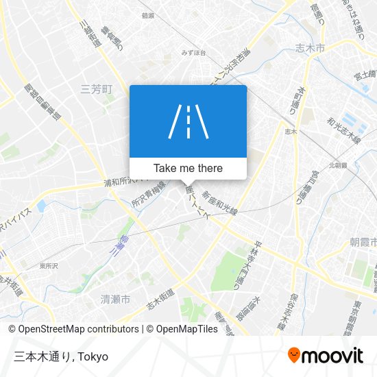 三本木通り map