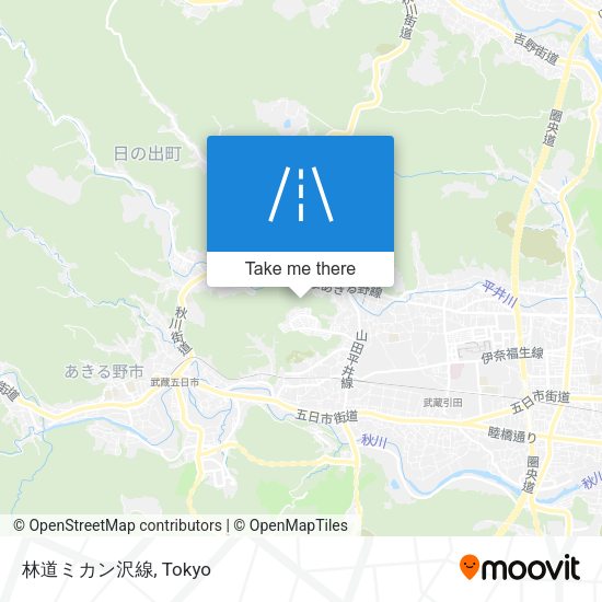 林道ミカン沢線 map