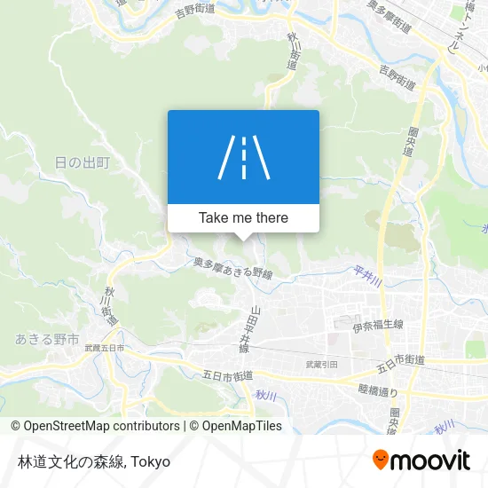 林道文化の森線 map