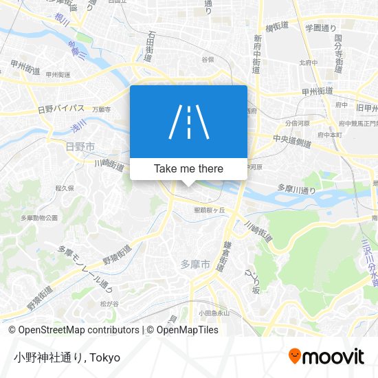小野神社通り map