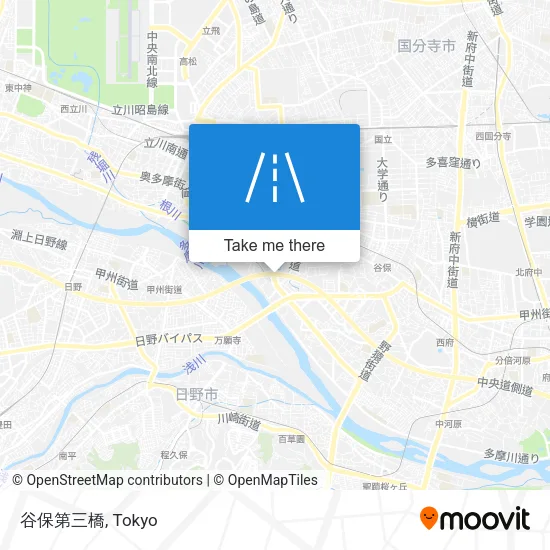 谷保第三橋 map