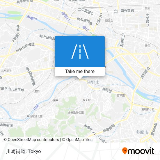 川崎街道 map