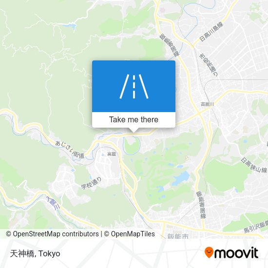天神橋 map