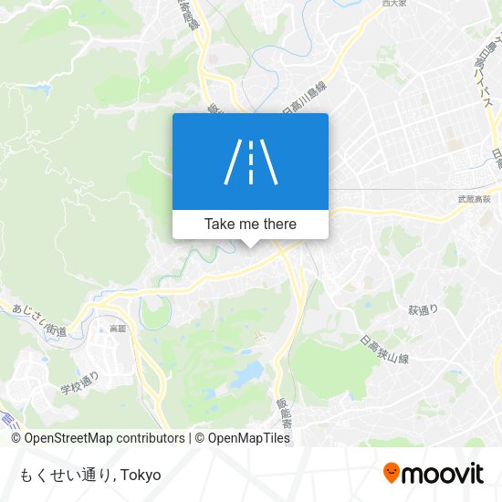 もくせい通り map