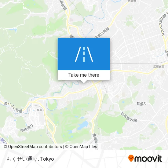もくせい通り map