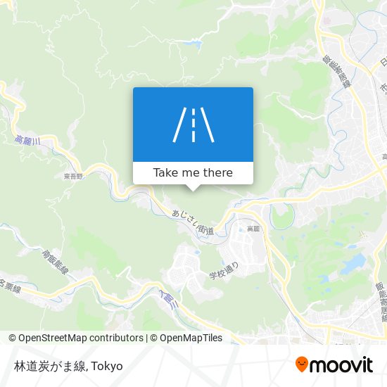 林道炭がま線 map