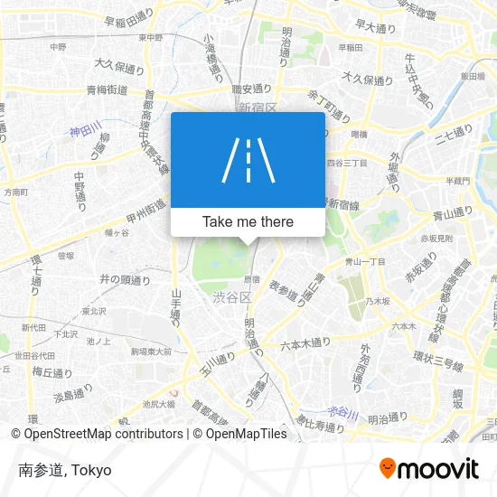 南参道 map