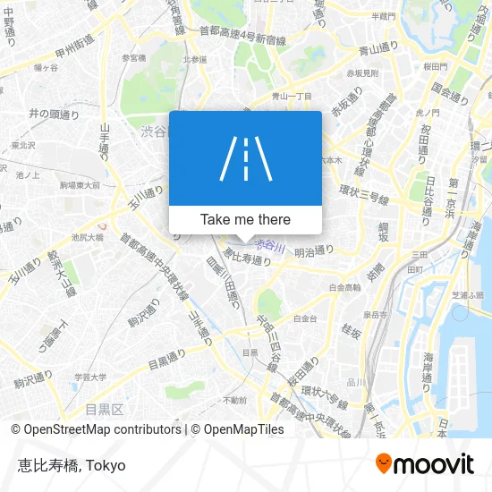 Ebisu Bridge map