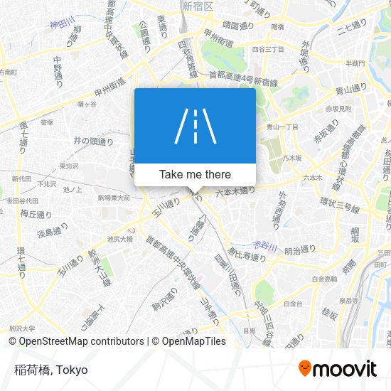 稲荷橋 map