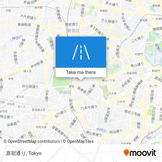 原宿通り map