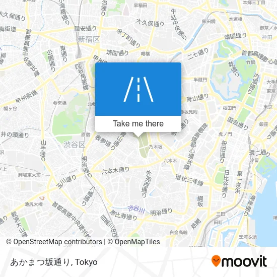 あかまつ坂通り map