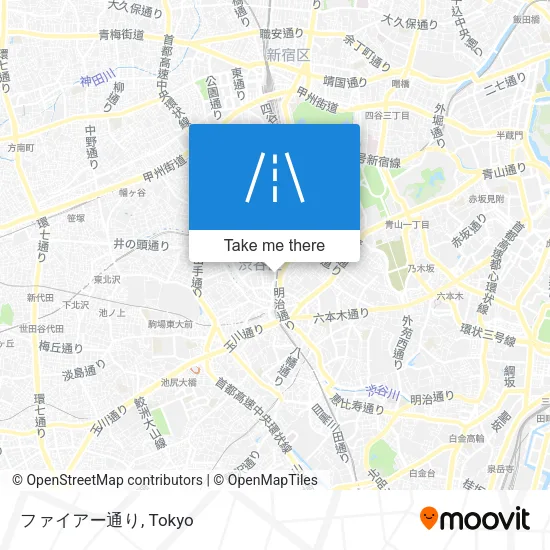 ファイアー通り map