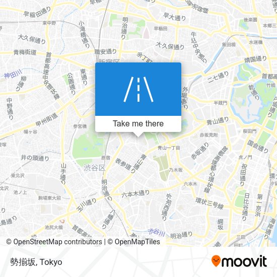 勢揃坂 map