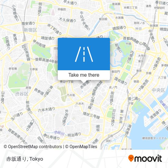 赤坂通り map