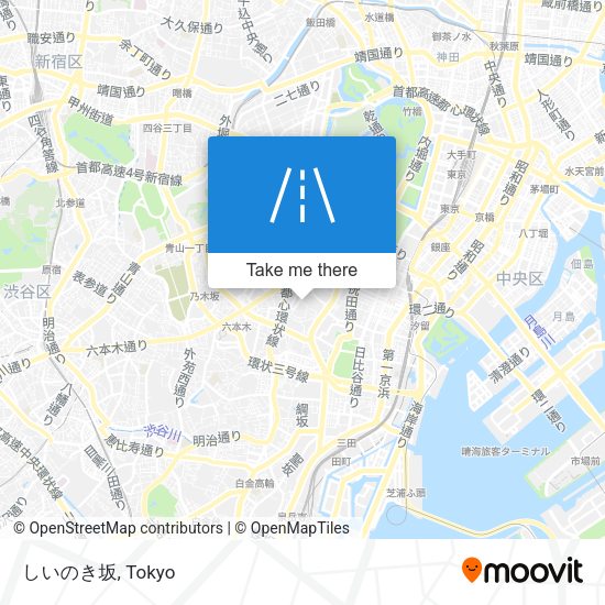 しいのき坂 map