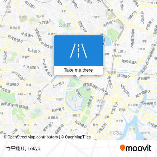 竹平通り map