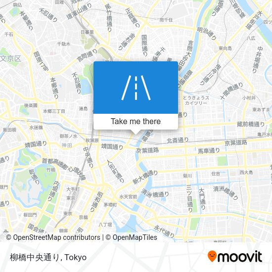 柳橋中央通り map