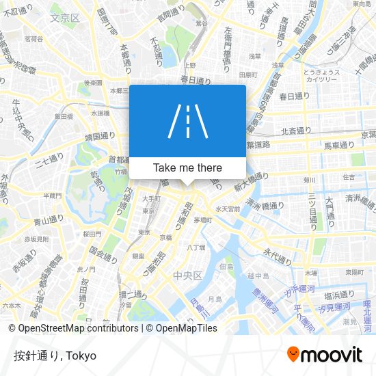 按針通り map