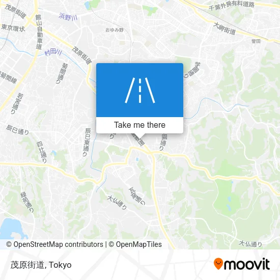 茂原街道 map
