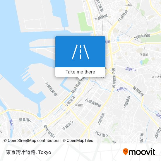 東京湾岸道路 map