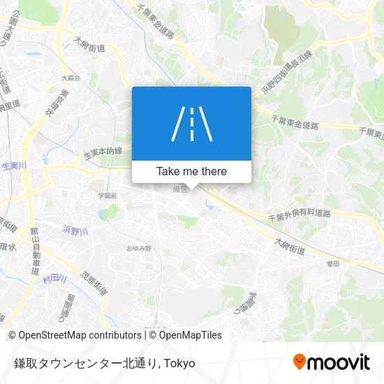 鎌取タウンセンター北通り map