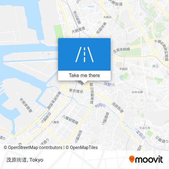 茂原街道 map