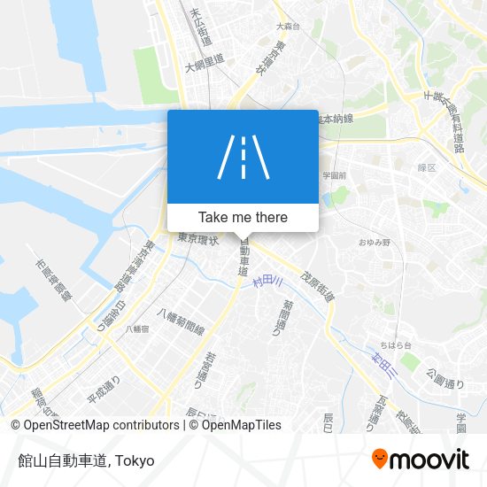 館山自動車道 map