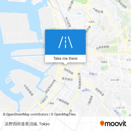 浜野四街道長沼線 map
