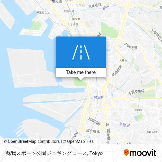 蘇我スポーツ公園ジョギングコース map