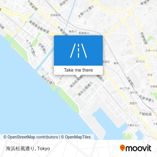 海浜松風通り map