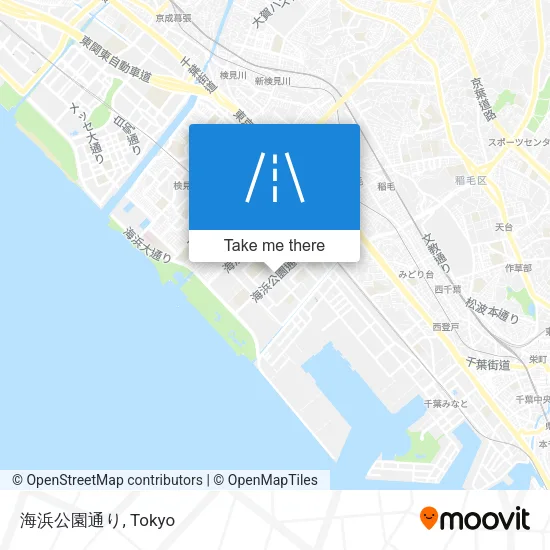 海浜公園通り map