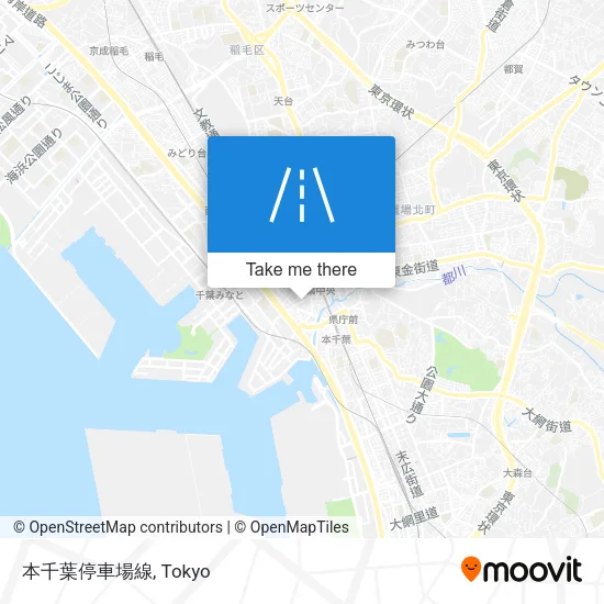 本千葉停車場線 map
