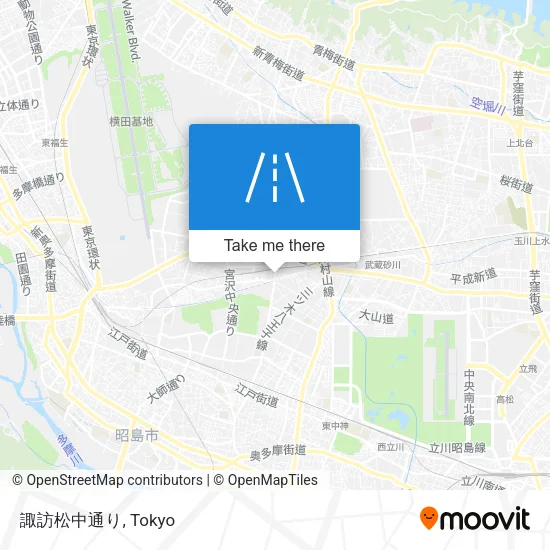 諏訪松中通り map