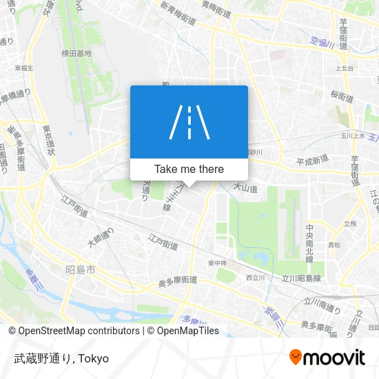 武蔵野通り map