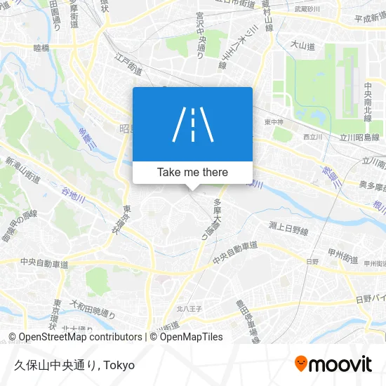 久保山中央通り map