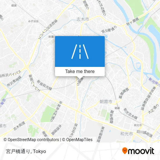 宮戸橋通り map
