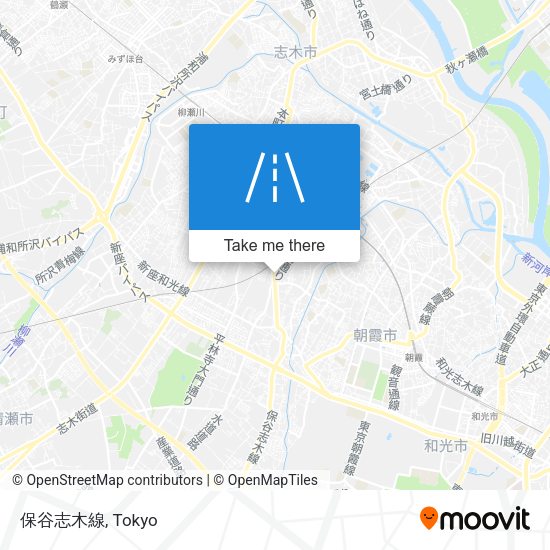 保谷志木線 map